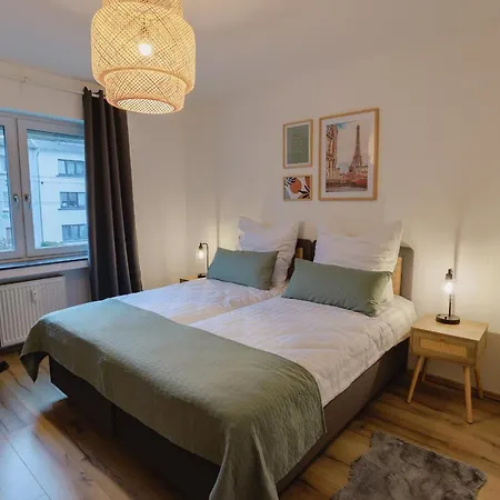 Apartmán Atlas Essen, 3 Zimmer, Uniklinik, Messe, Parkplatz