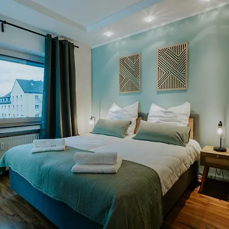 Apartmán Atlas Essen, 3 Zimmer, Uniklinik, Messe, Parkplatz *