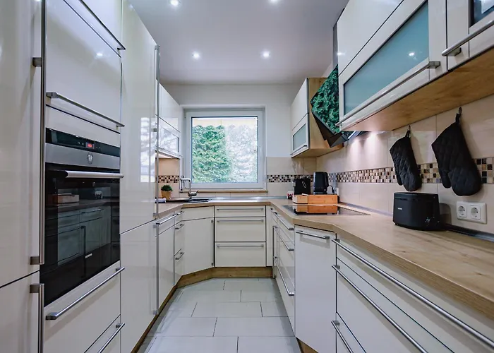 Apartamento Atlas Essen, 3 Zimmer, Uniklinik, Messe, Parkplatz, Balkon