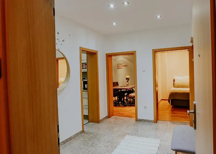 Apartamento Atlas Essen, 3 Zimmer, Uniklinik, Messe, Parkplatz, Balkon *