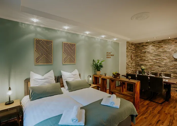 アパート Atlas Essen, 3 Zimmer, Uniklinik, Messe, Parkplatz, Balkon *