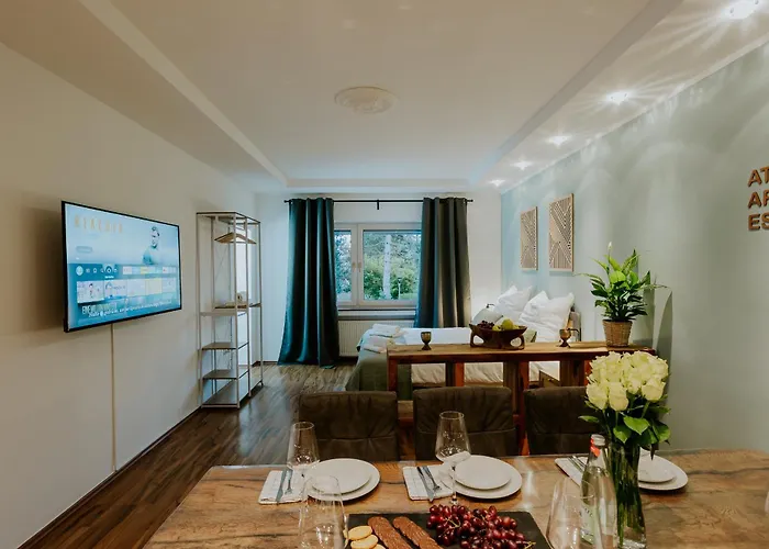 Atlas Essen, 3 Zimmer, Uniklinik, Messe, Parkplatz, Balkon アパート エッセン