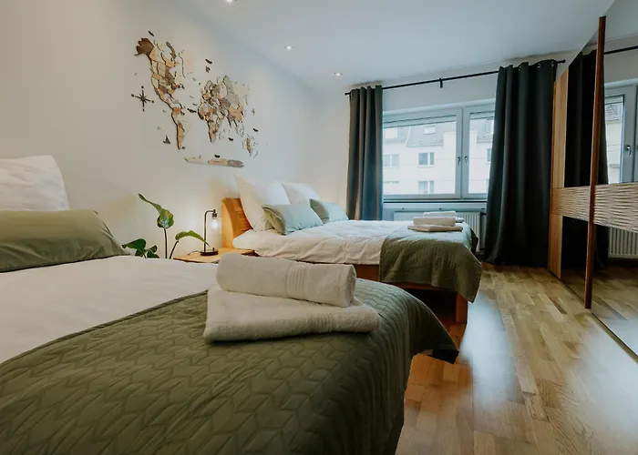 Apartman Atlas Essen, 3 Zimmer, Uniklinik, Messe, Parkplatz, Balkon *