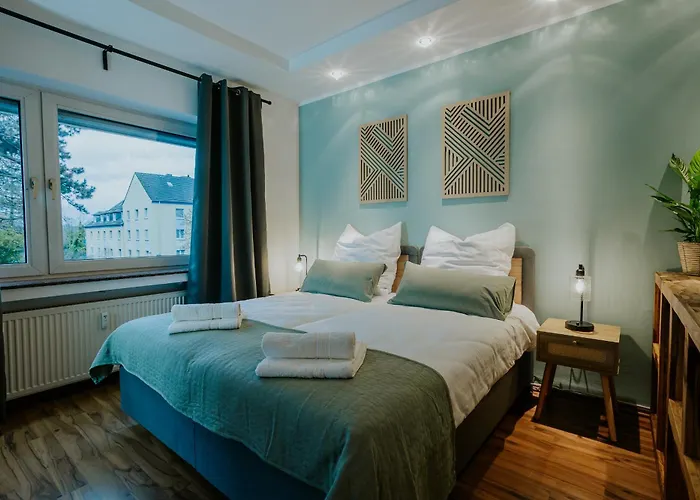 アパート Atlas Essen, 3 Zimmer, Uniklinik, Messe, Parkplatz, Balkon *